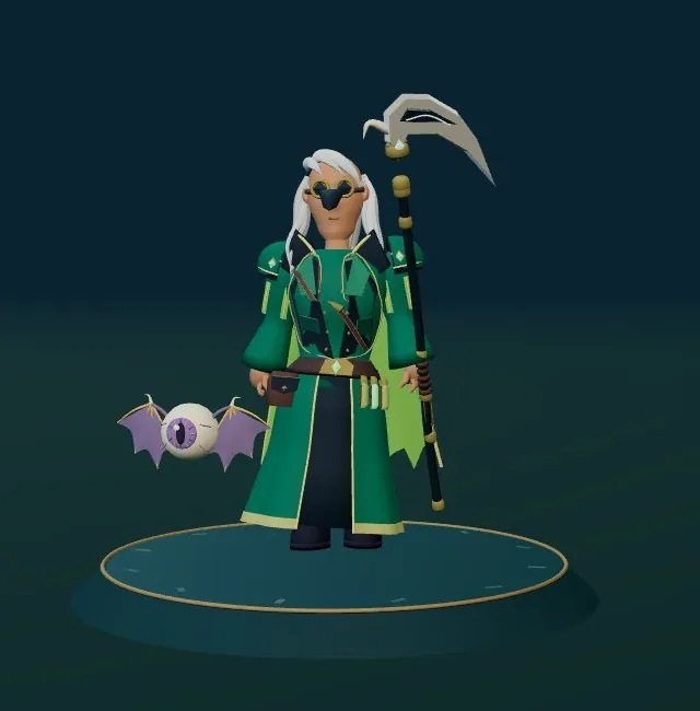The Plague Doctor collection with a winged-eye familiar